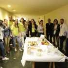 Desayuno saludable ayer, durante la segunda jornada Nereu celebrado en la facultad de Medicina. 