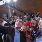 El president del Govern central en funcions, Pedro Sánchez, ahir en un acte del PSOE a Toledo.