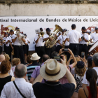 La banda de Cisternino, el viernes en La Granja d’Escarp.