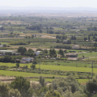 Imagen aérea de l’Horta, donde se usa espantapájaros acústicos en acticividades agrícolas.
