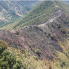 Una vista de l'incendi.