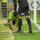 Xemi va disposar d’aquesta clara ocasió de gol, a porta buida, però va fallar en la rematada de forma clamorosa.