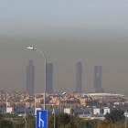 Contaminación visible en el cielo de Madrid