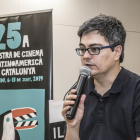 El director Ramon Térmens, ahir en una activitat de la Mostra al centre Ilerna de Lleida.