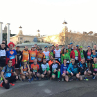 Lleida tuvo una nutrida representación en la Marató de Barcelona 2019.