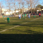 Una jugada del partit d’ahir entre la Fuliola i el Balàfia B.