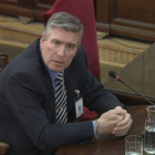 L'exdirector de repartiment d'Unipost de Barcelona i Badalona, Antonio Manuel Santos, durant la compareixença al Tribunal Suprem.