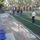 El club pide pavimentar el perímetro del campo de fútbol 7.