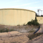 El dipòsit d’aigua de boca ubicat a Palou.