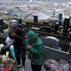 Imagen de archivo de un acto en recuerdo de los muertos por el tsunami del 2011 en Fukushima, Japón.