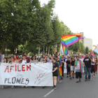 Imatge d’arxiu d’una mobilització del col·lectiu LGBTI el juliol passat pel centre de Lleida.