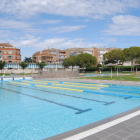 La piscina principal del complex.