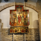 El retaule gòtic de Capella pot veure’s fins a la tardor vinent a l’Espai 0 del Museu de Lleida.