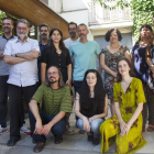 Artistes seleccionats i el jurat del programa de residències artístiques de l’Arxiu Comarcal de l’Urgell.