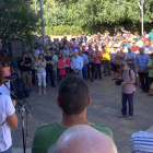 Protesta de los viticultores  -  UP, JARC y la Associació de Viticultors del Penedès convocaron ayer una concentración ante el Centre Àgora de Vilafranca del Penedès, que reunió a más de 250 viticultores, en protesta contra el bajo precio de ...