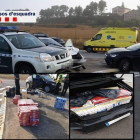 El conductor fugitiu va ser detingut finalment a Jorba després de xocar amb dos vehicles policials.