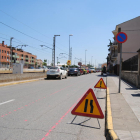 Los trabajos previos en la calle Prat de la Riba de Mollerussa. 