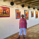 Carmen Bernadó inauguró la exposición en la sala BBVA el viernes pasado.