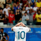 Messi, en un moment de l’Argentina-Colòmbia, a la Copa Amèrica.