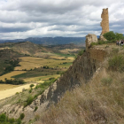 El desprendimiento de Puigcercós, uno de los atractivos geológicos e históricos del Geoparc.