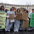 Manifestants a Itàlia divendres passat en el Fridays For Future en defensa del medi ambient.