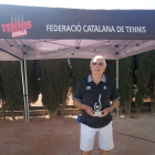 Antonio Carreño, campió de Catalunya de tenis veterà