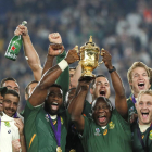 Los Springboks celebran su tercer título Mundial.