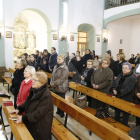 Celebración de una misa en la iglesia de la Granja d'Escarp.