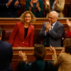 La nueva presidenta del Congreso, Meritxell Batet, aplaudida después de ser escogida por diputados del PSOE