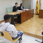L’acusat, ahir durant la celebració del judici a Lleida.