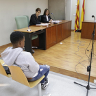 El acusado durante el juicio celebrado el pasado 23 de octubre en el juzgado de lo Penal 3 de Lleida. 