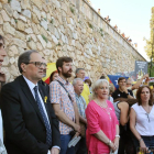 El president de la Generalitat, Quim Torra, ha participat en un acte de rebuig a la visita del rei Felip a Tarragona.