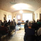 Un momento de la charla celebrada ayer por Unió de Pagesos en Pinós.