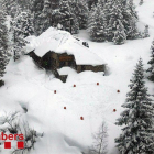 Rescate de una esquiadora en la Vall de Boí