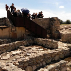 Jornada de puertas abiertas y visitas guiadas en la fortaleza ibérica de Els Vilars el pasado 2 de junio.