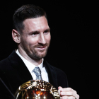 Leo Messi, con su sexto Balón de Oro.