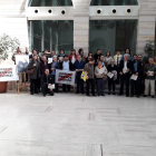 Empleados públicos de Lleida exigieron la libertad de los presoss.