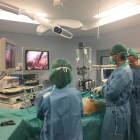 Imagen de archivo de un curso de cirugía abdominal en el hospital Arnau de Vilanova.
