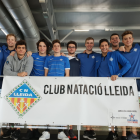 L’equip que va presentar el CN Lleida a la Copa d’Espanya.
