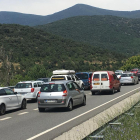 Cues de fins a deu quilòmetres per accedir a Andorra amb cotxe