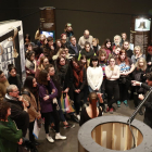 El coordinador i comissari Pau Castell va presentar ahir al Museu de Lleida l’exposició itinerant.