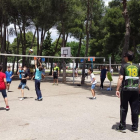 La campaña Voleibolitza’t del Balàfia Vòlei llega al colegio Claver 