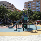 Imatge del parc de la plaça de Màrius Carretero.