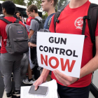 Campaña juvenil contra las armas en EEUU con movilizaciones en Florida, EEUU.