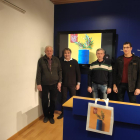 Los organizadores del certamen, ayer durante la presentación.