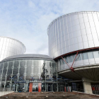 Vista general el Tribunal Europeu de Drets Humans a Estrasburg.