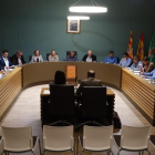 El pleno del ayuntamiento de Fraga celebrado el último jueves.