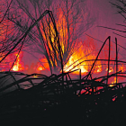 L’incendi va poder veure’s des de bona part del barri de Cappont.