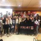 Participantes en el encuentro anual de las juventudes de UGT, que se celebró el viernes y ayer en Lleida.