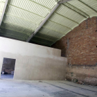 El espacio en obras del antiguo matadero que acogerá la sala dedicada a la procesión.